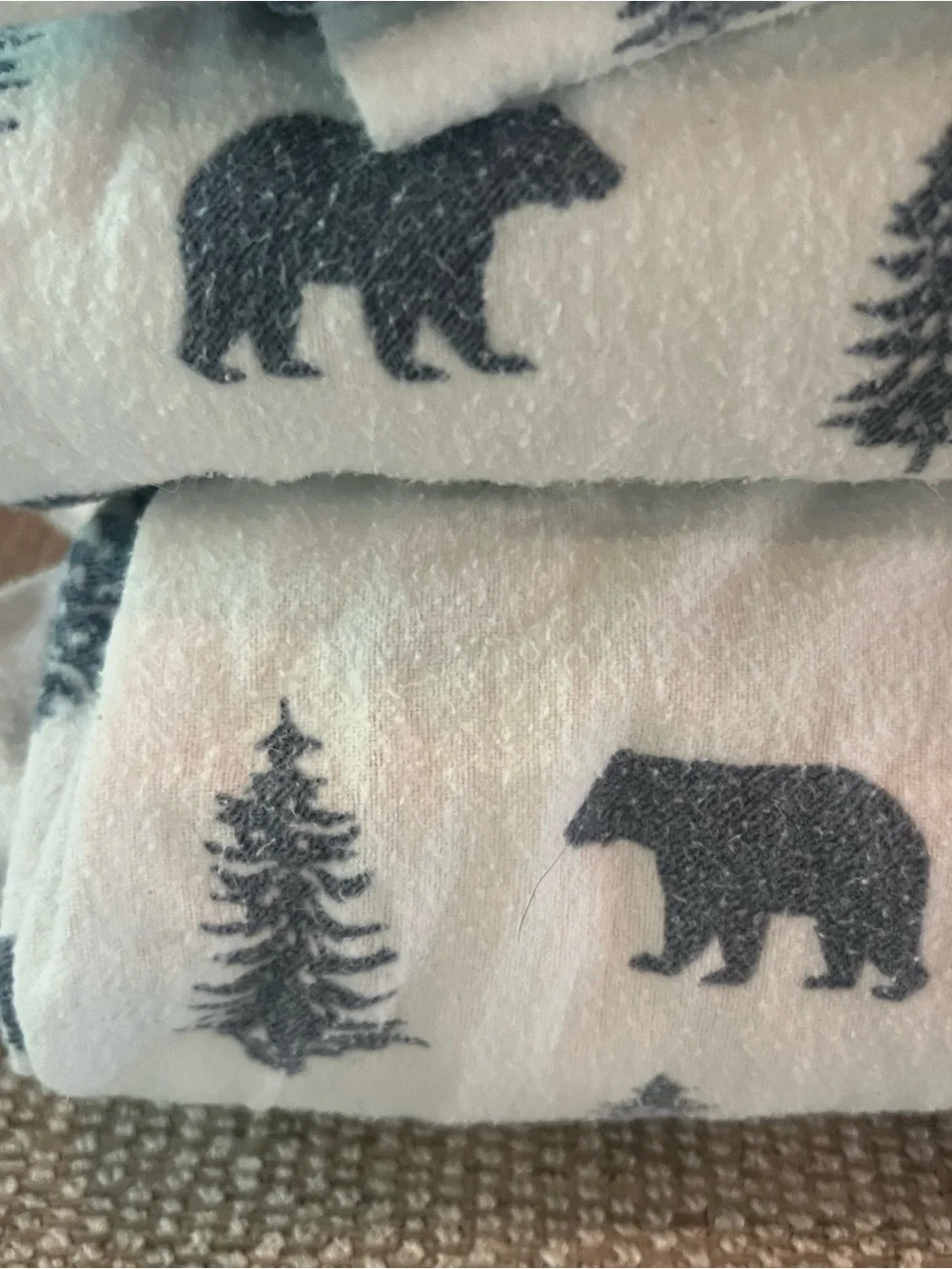 Eddie Bauer full size flannel sheet set